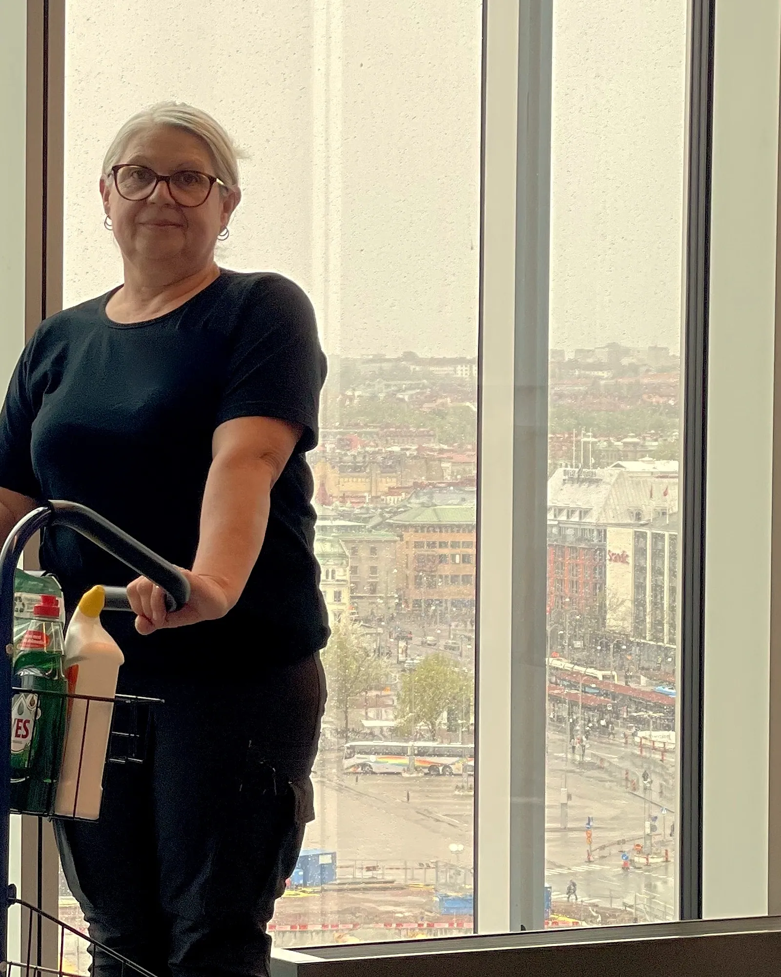 Kontorsstädning hos en kund i Göteborg